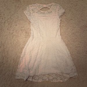 A white lace Abercrombie Kids dress 15/16.